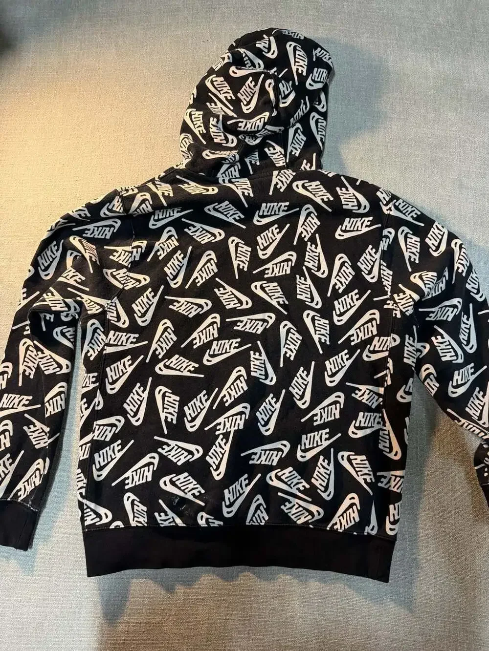 Nike Sportswear Allover Print Logo Pullover Hoodie